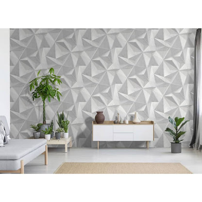 DUTCH WALLCOVERINGS Tapet Onyx ljusgrå