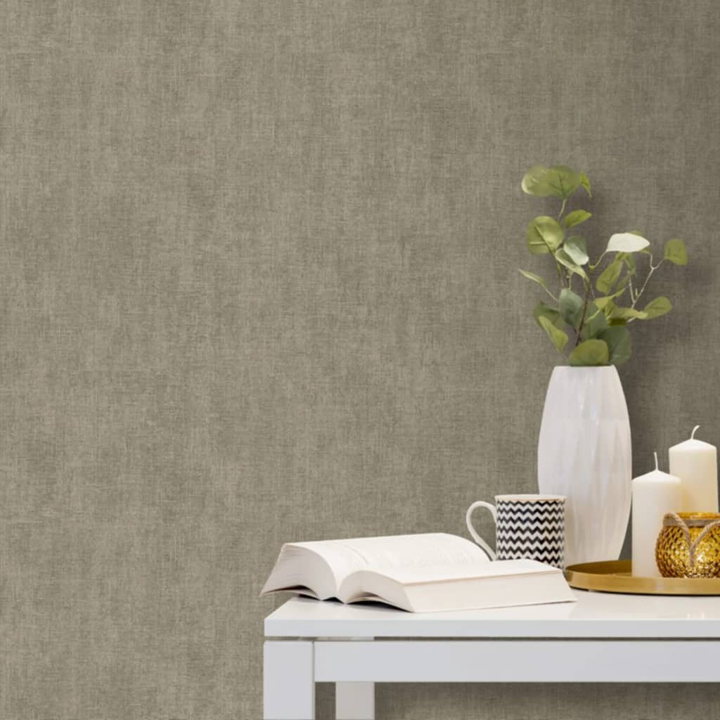 DUTCH WALLCOVERINGS Tapet gråbrun