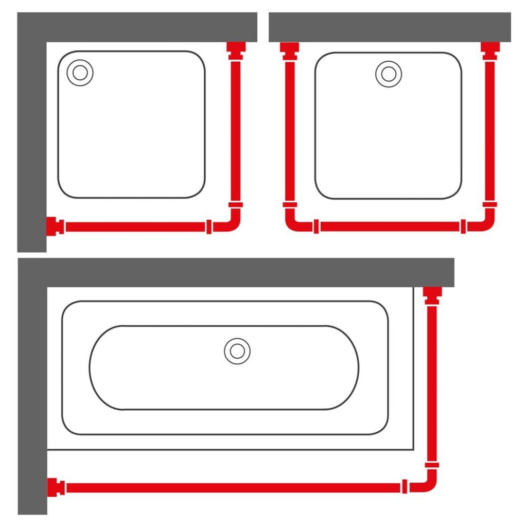 Sealskin Duschdraperistång Easy-Roll matt aluminium - Möbelfabriken