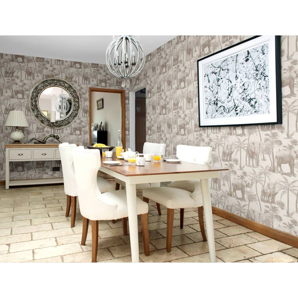 DUTCH WALLCOVERINGS Tapet Elephant Grove