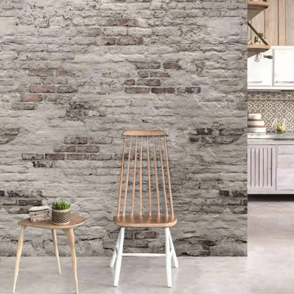 DUTCH WALLCOVERINGS Fototapet Old Brick Wall  och brun