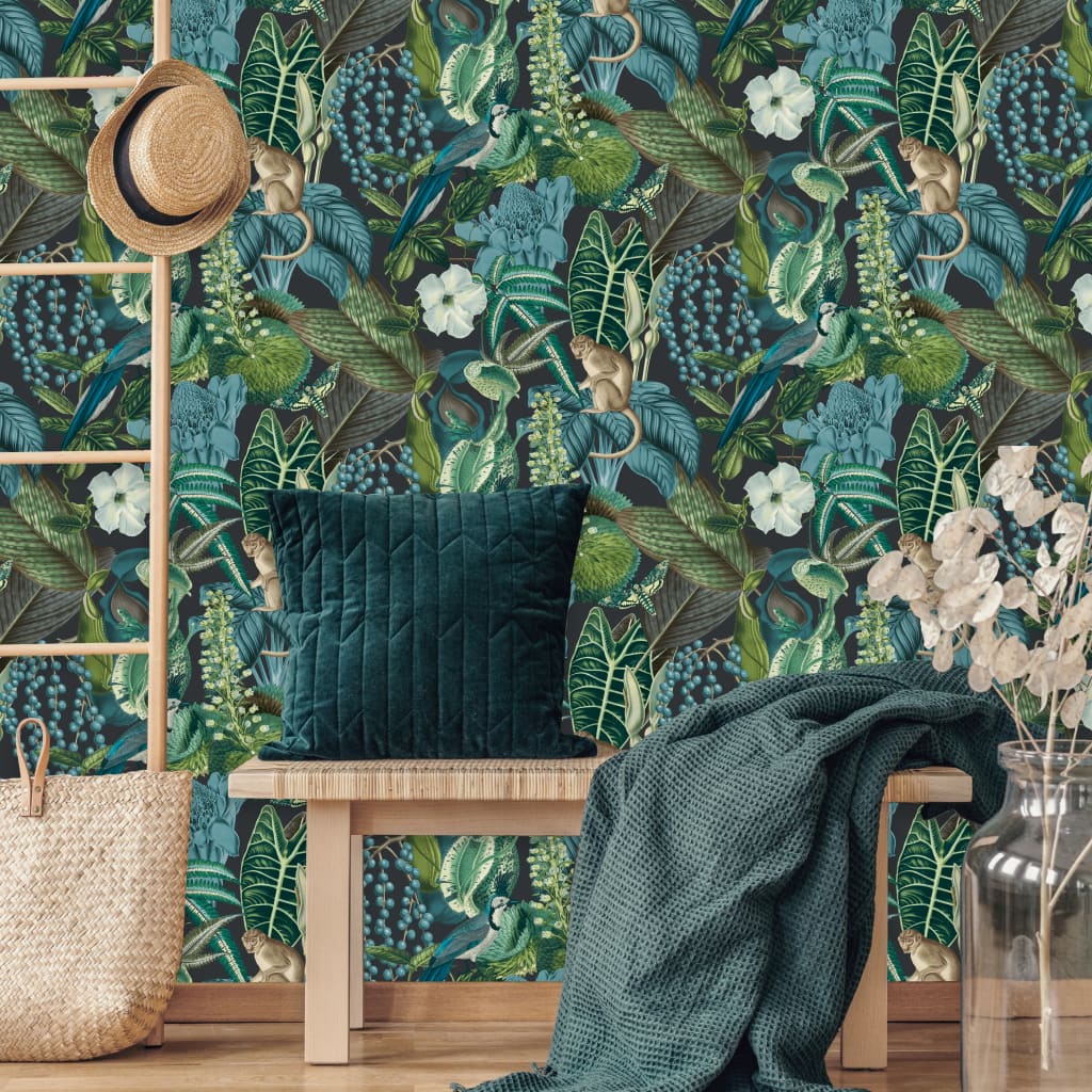 DUTCH WALLCOVERINGS Tapet Amazon flerfärgad