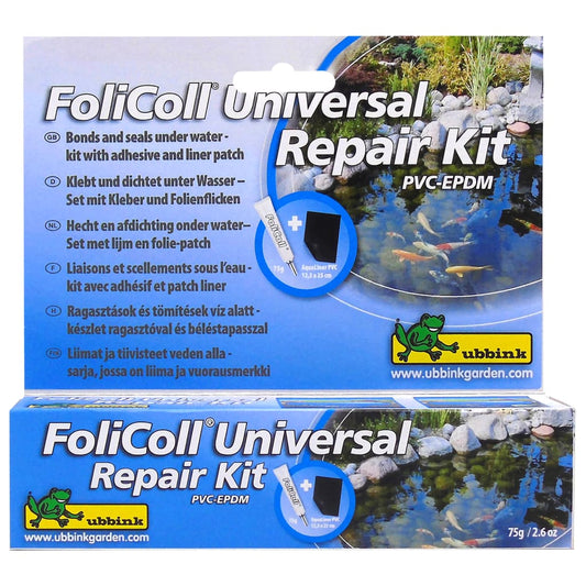 Ubbink Reparationskit dammfoder FoliColl 75g för AquaLiner PVC/EPDM