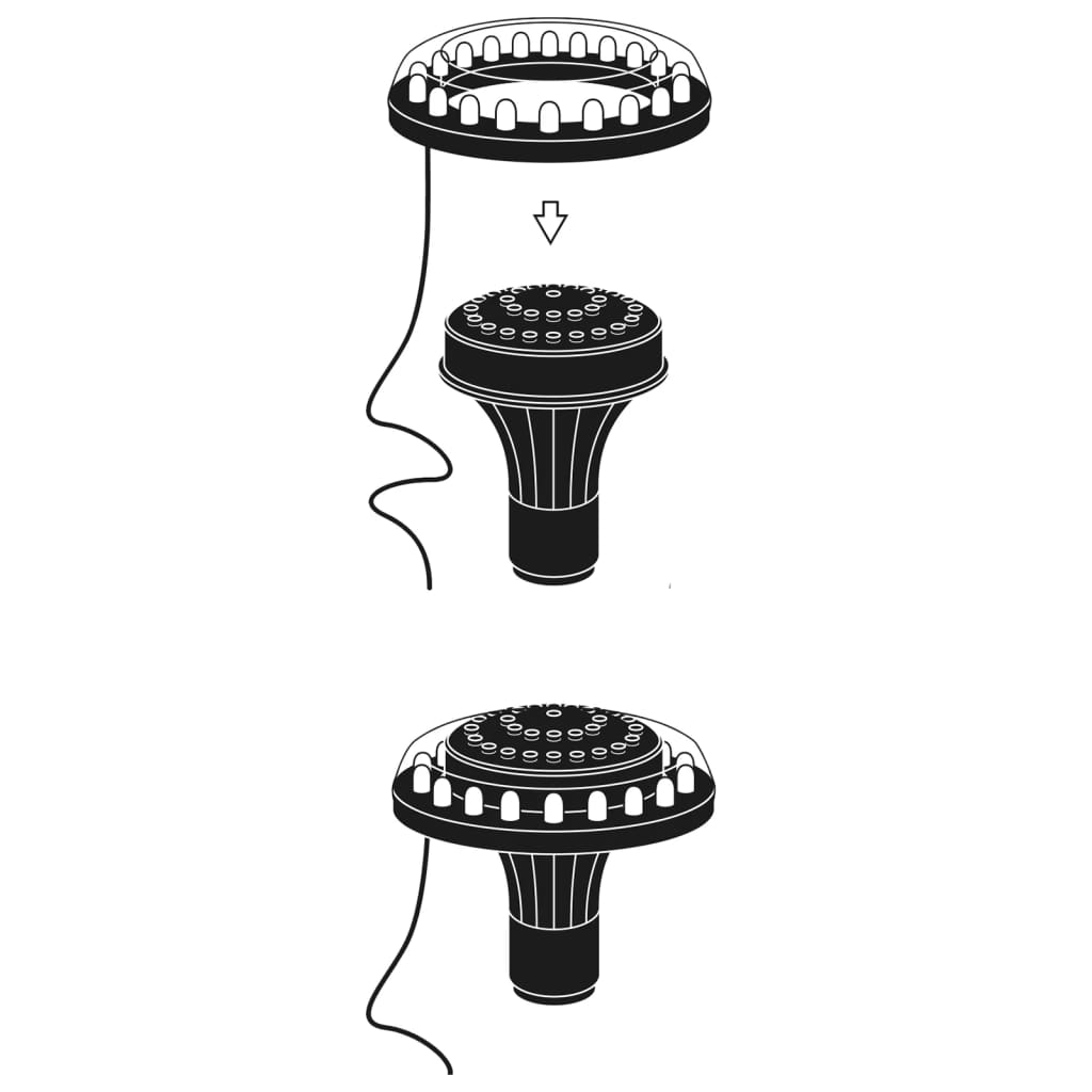 Ubbink LED-Lampa 1" för trädgårdsfontän