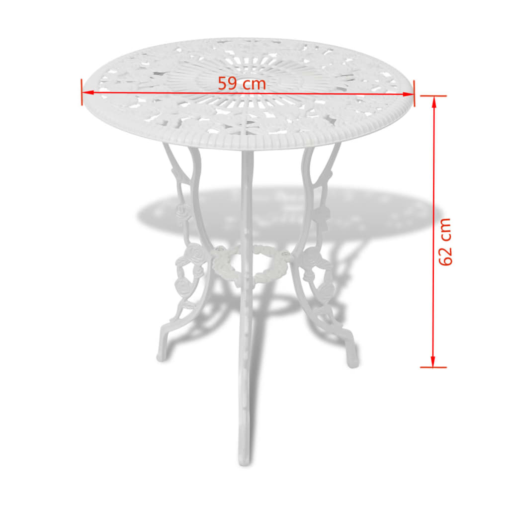 Caféset 3 delar gjuten aluminium