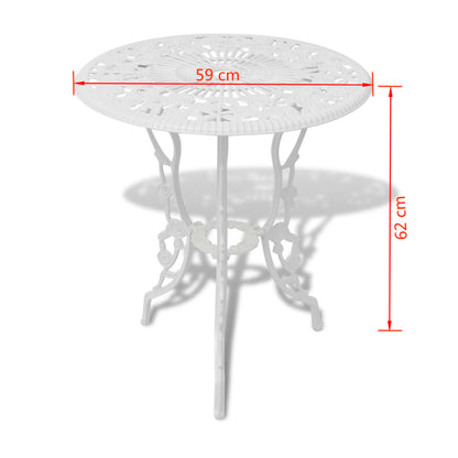 Caféset 3 delar gjuten aluminium