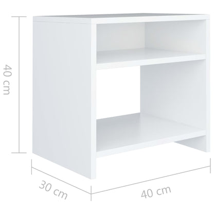 Sängbord sonoma-ek 40x30x40 cm konstruerat trä