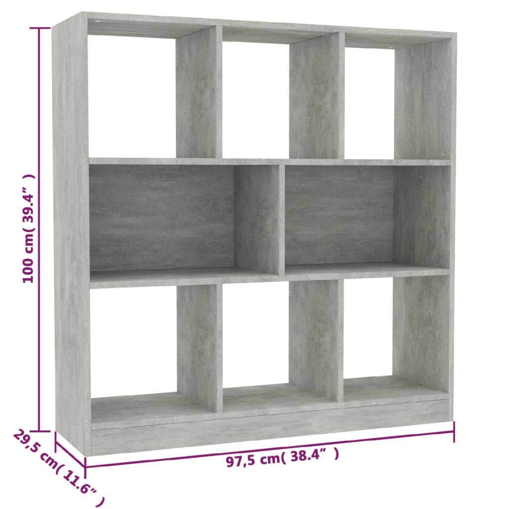 Bokhylla sonoma-ek 97,5x29,5x100 cm konstruerat trä