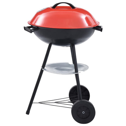 Portabel kolgrill med hjul XXL 44 cm