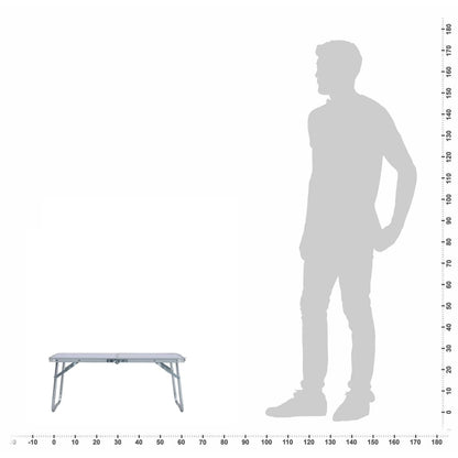 Hopfällbart campingbord  aluminium 60x40 cm