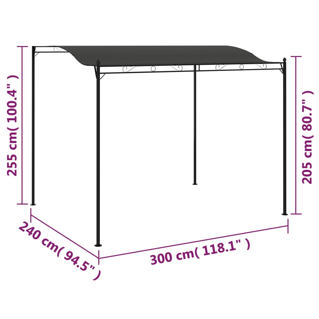 Paviljong 3x2,4 m