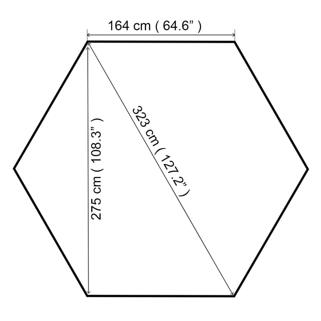 Paviljong 323x275x265 cm