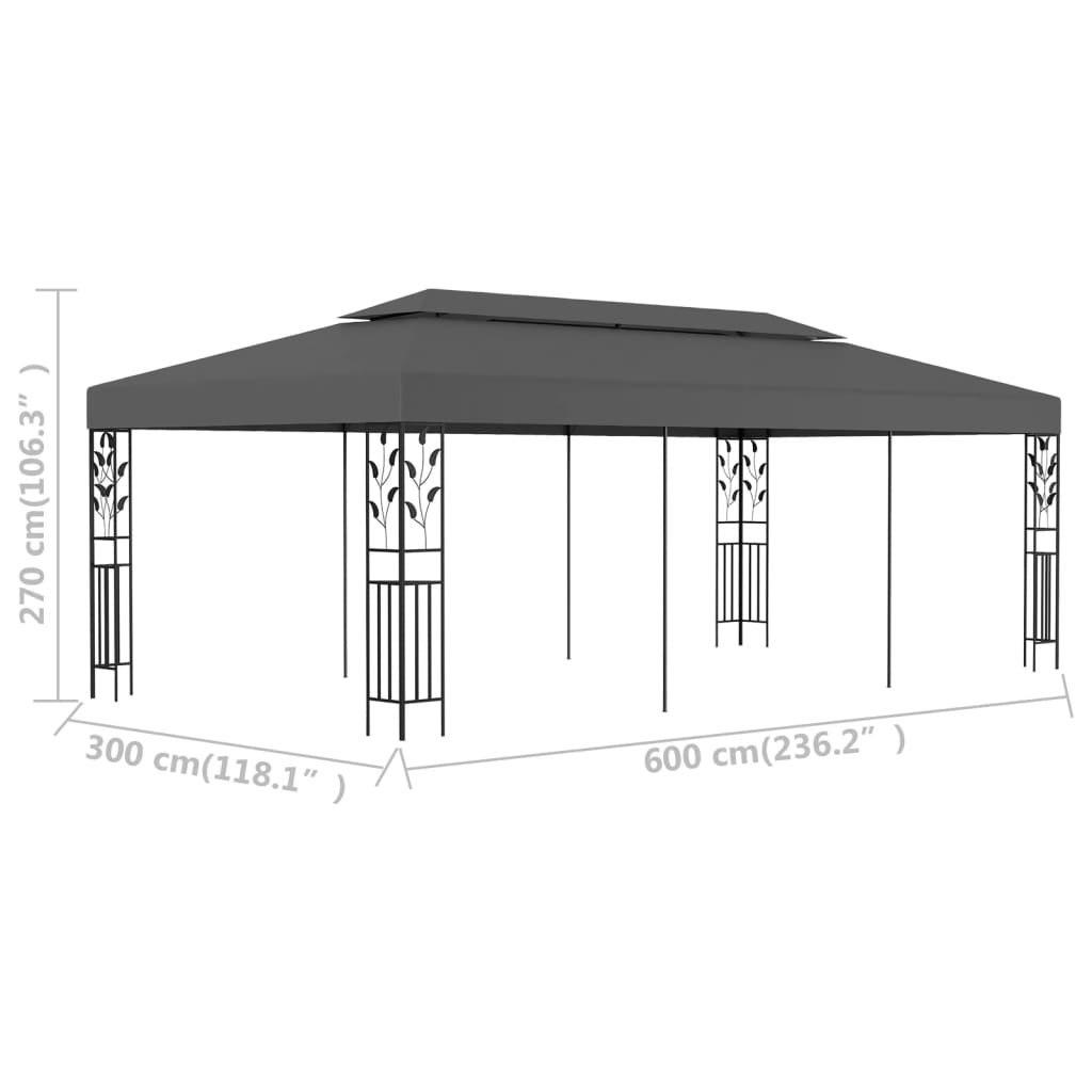 Paviljong 3x6 m