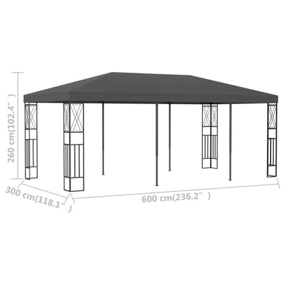 Paviljong 3x6 m  tyg