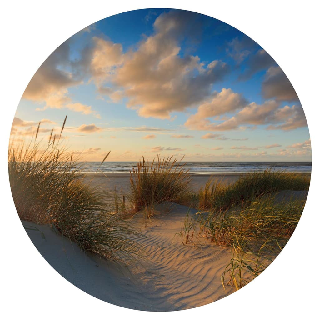 WallArt Tapet cirkelformad Beachlife 190 cm