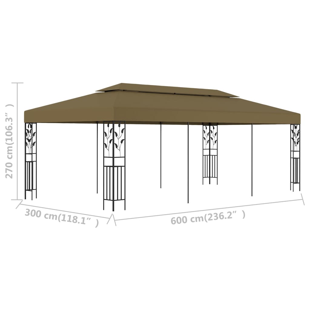 Paviljong 3x6 m