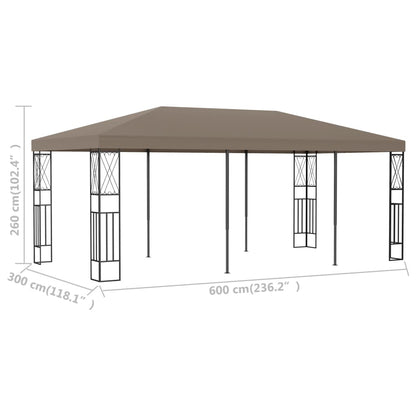 Paviljong 3x6 m  tyg