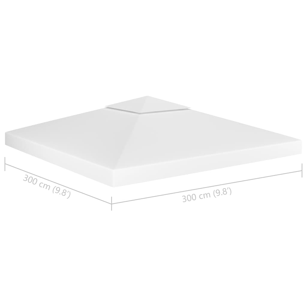 Paviljongtak med ventilering 310 g/m² 3x3 m