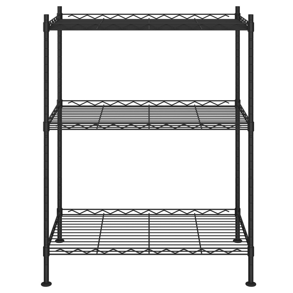 Förvaringshylla med 3 hyllplan 60x35x76  150 kg