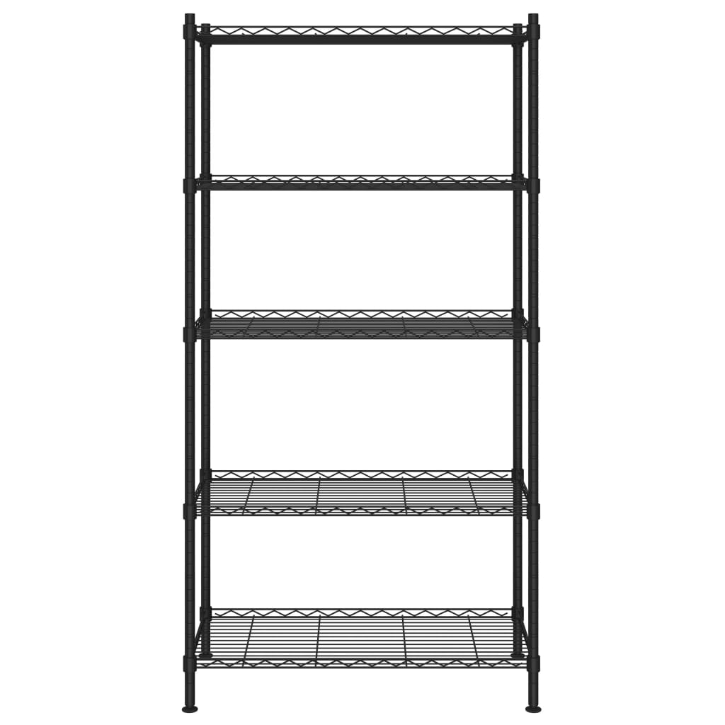 Förvaringshylla med 5 hyllplan 90x35x180 cm  250 kg