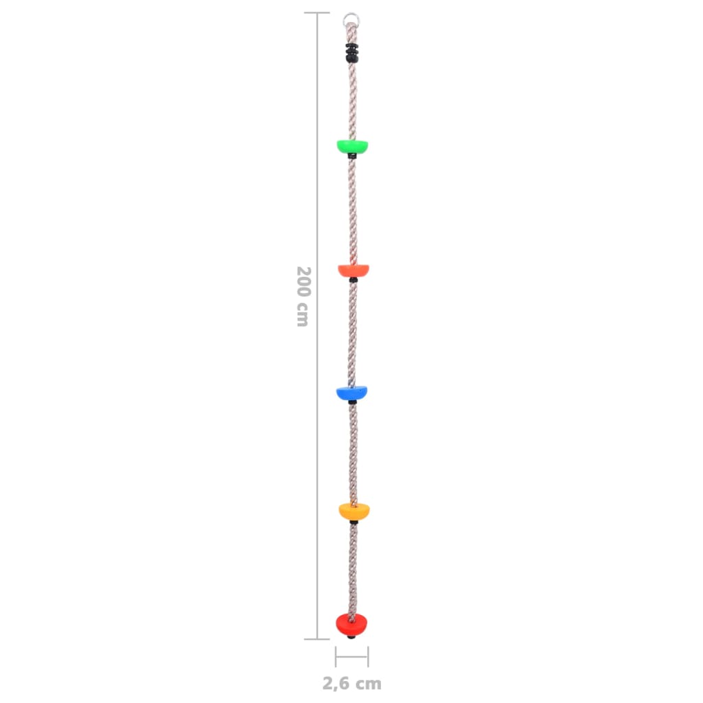 Klättererp med plattformar 200 cm