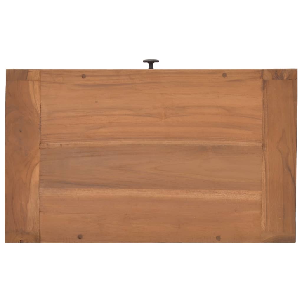 Sängbord 50x30x35 cm massiv teak