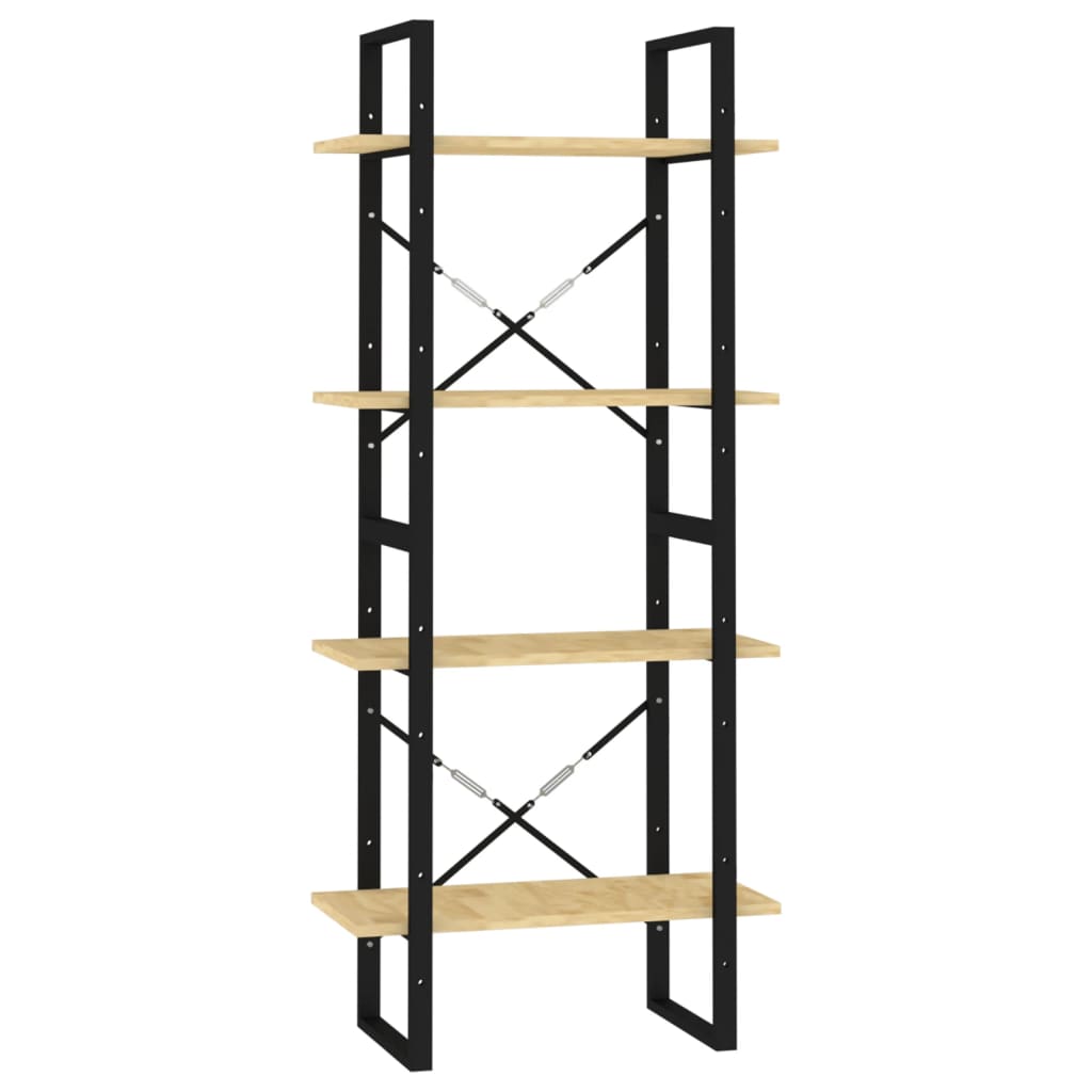 Bokhylla 4 hyllplan sonoma-ek 100x30x140 cm spånskiva