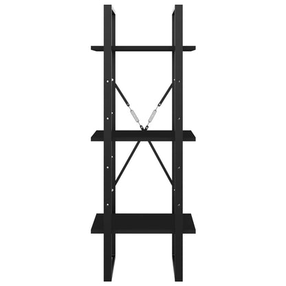 Bokhylla 3 hyllplan sonoma-ek 40x30x105 cm spånskiva