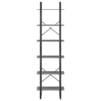 Förvaringshylla sonoma-ek 60x30x210 cm konstruerat trä