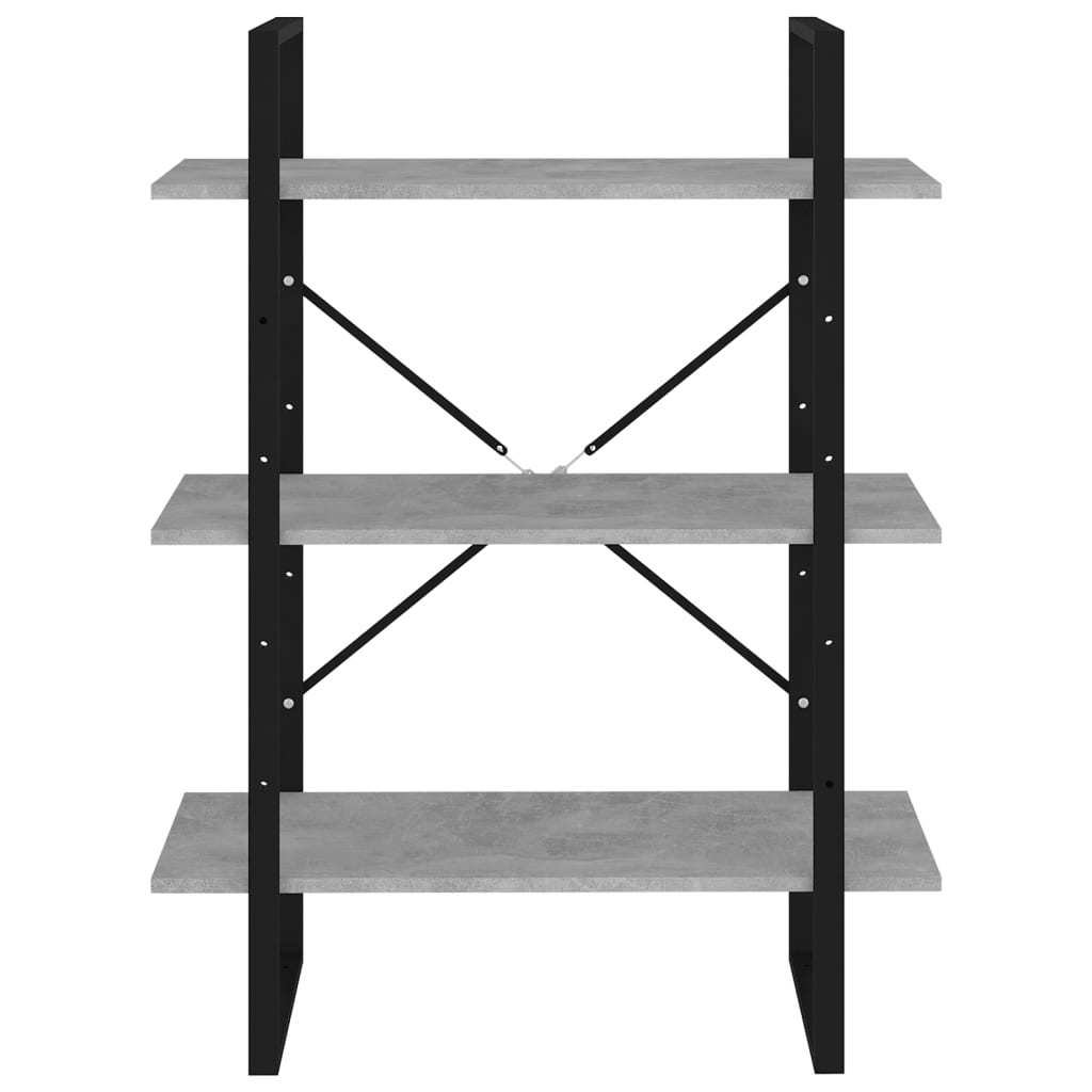 Bokhylla sonoma-ek80x30x105 cm spånskiva