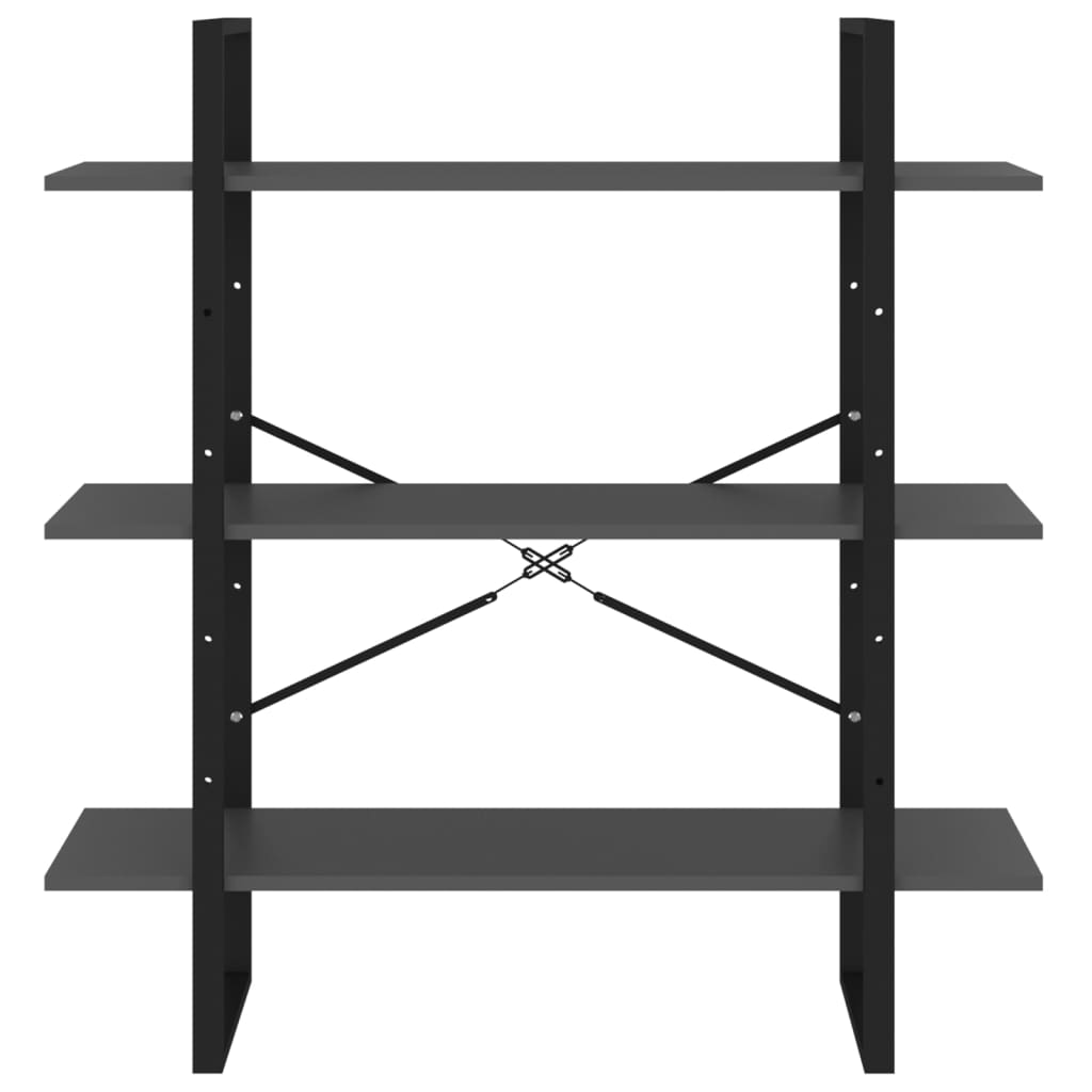 Bokhylla sonoma-ek 100x30x105 cm spånskiva