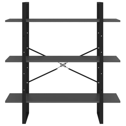 Bokhylla sonoma-ek 100x30x105 cm spånskiva