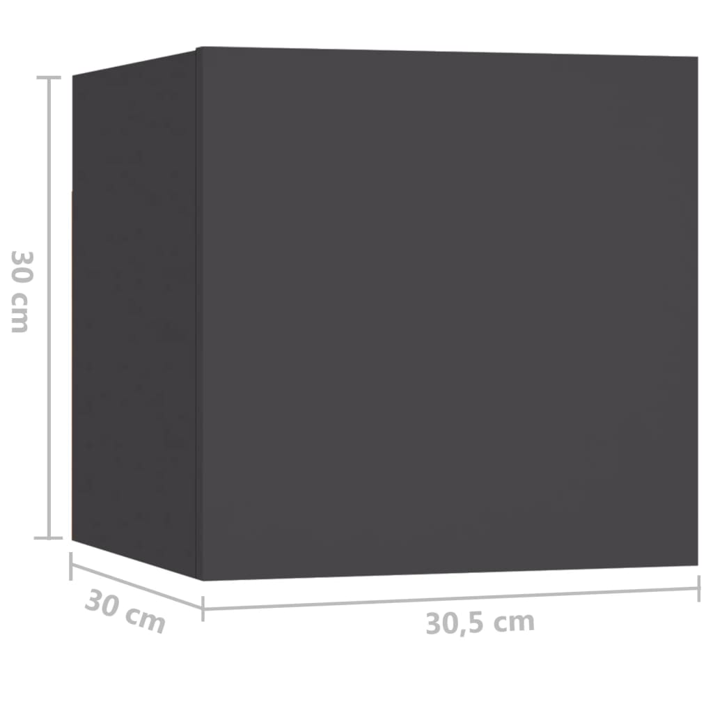 Sängbord sonoma-ek 30,5x30x30 cm konstruerat trä