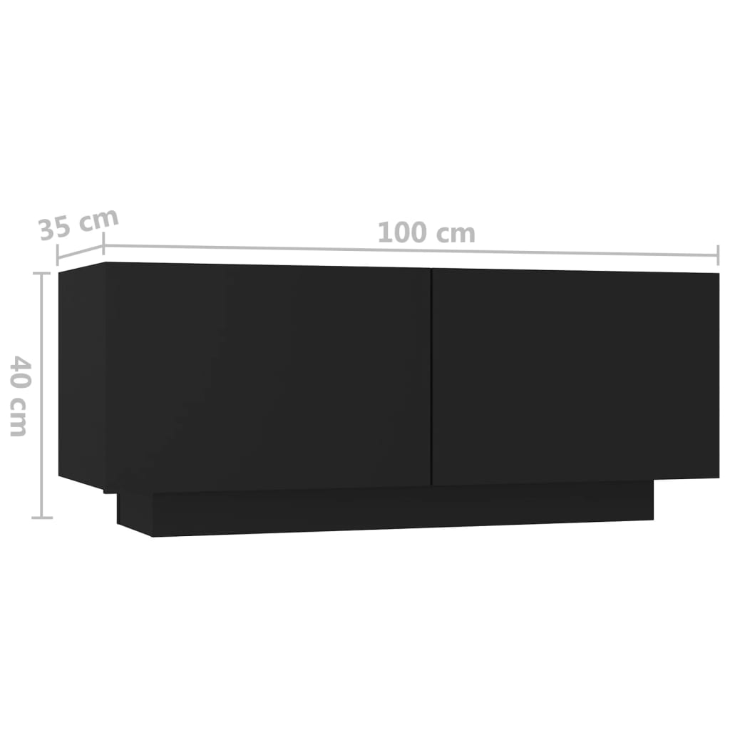 Sängbord sonoma-ek 100x35x40 cm konstruerat trä