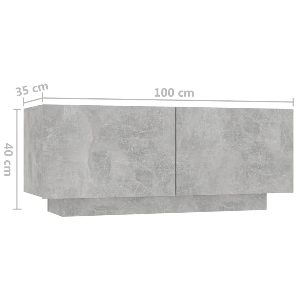 Sängbord sonoma-ek 100x35x40 cm konstruerat trä