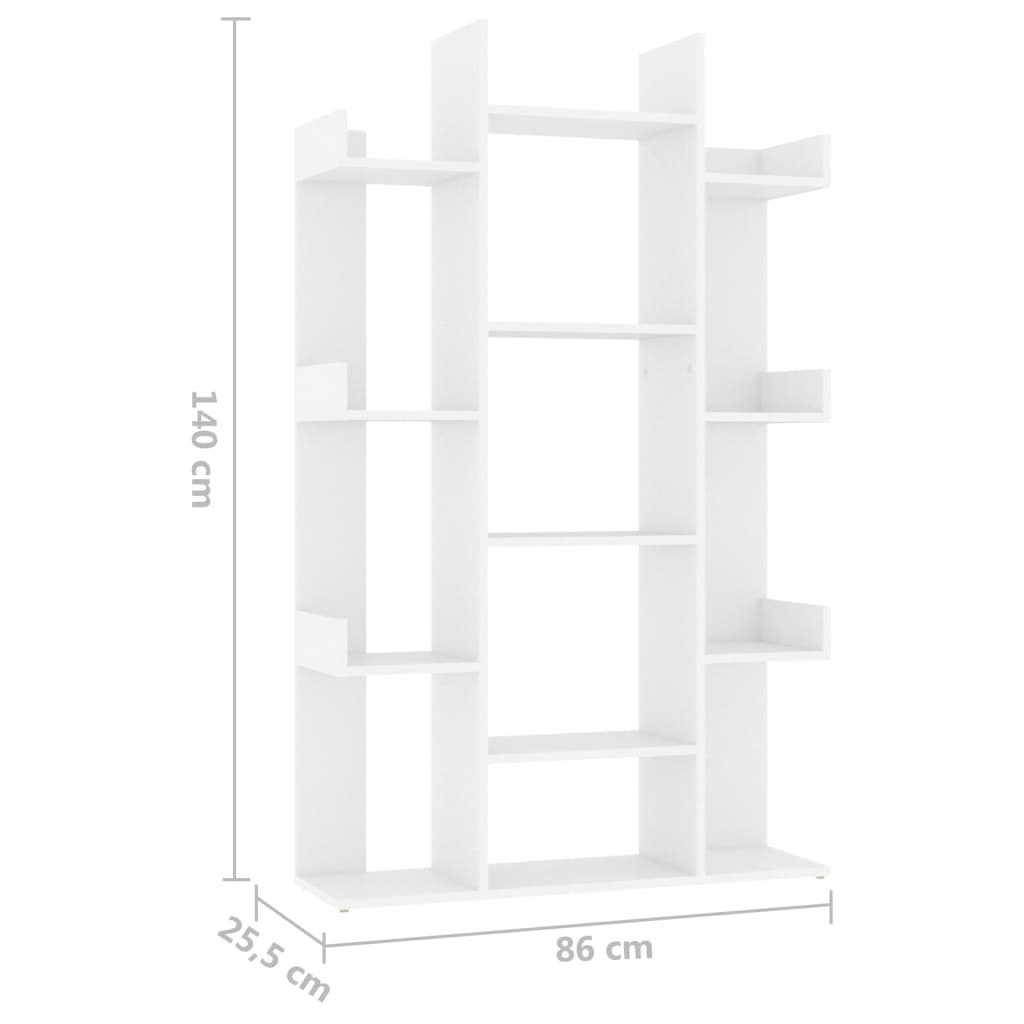 Bokhylla sonoma-ek 86x25,5x140 cm spånskiva