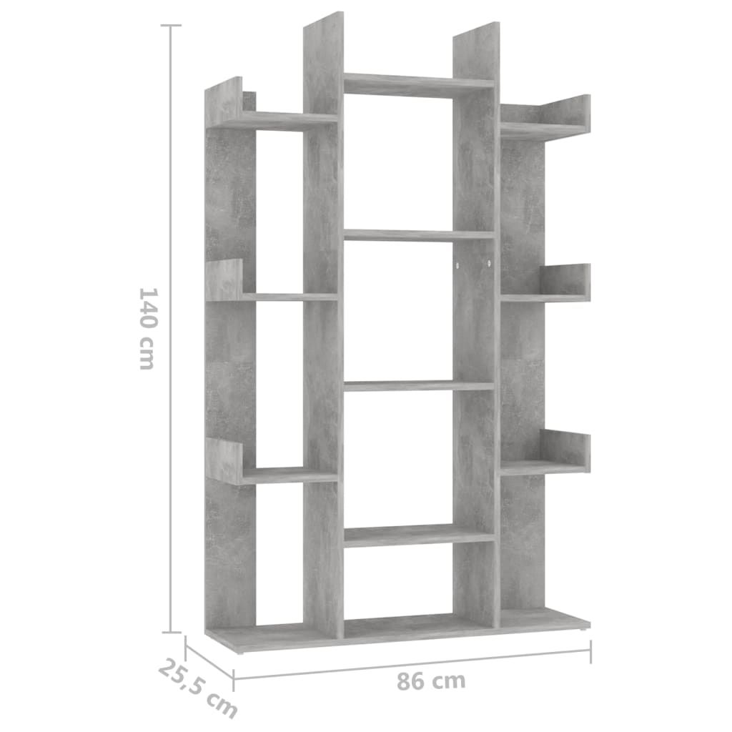 Bokhylla sonoma-ek 86x25,5x140 cm spånskiva