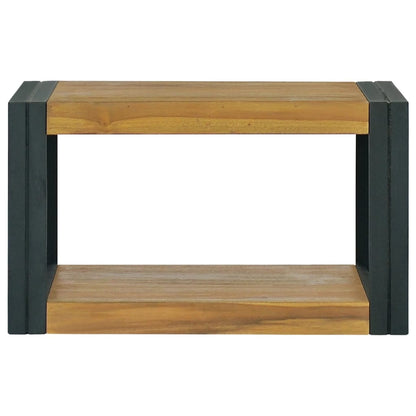 Badrumsskåp 120x45x35 cm massiv teak