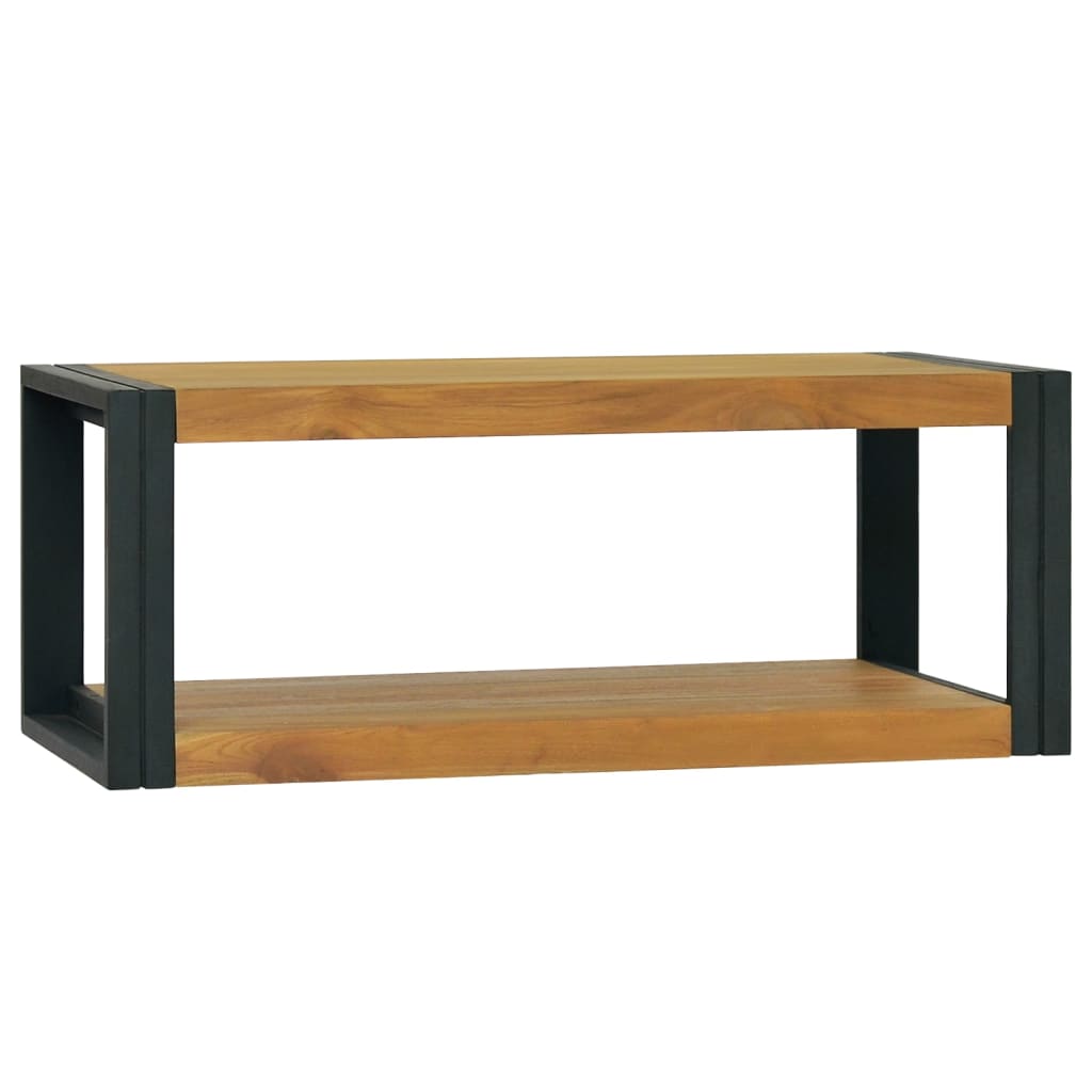 Badrumsskåp 120x45x35 cm massiv teak