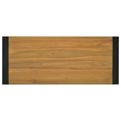 Badrumsskåp 120x45x35 cm massiv teak