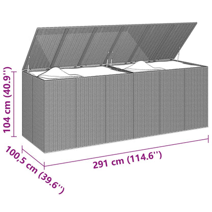 Dynbox PE-rotting 291x100,5x104 cm