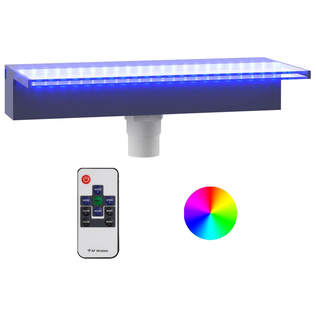 Vattenfall med RGB LED akryl 30 cm