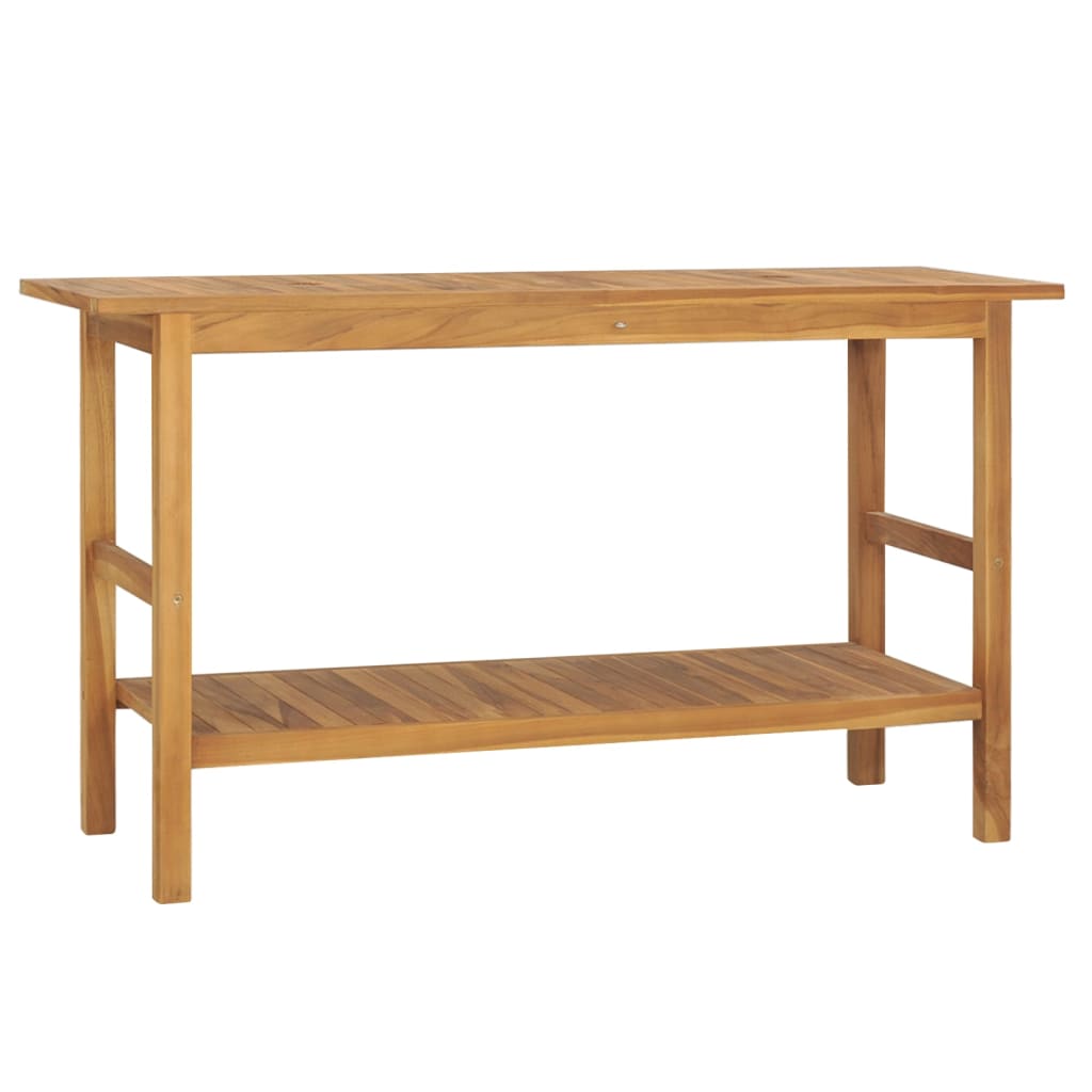 Badrumsunderskåp massiv teak 132x45x75 cm - Möbelfabriken