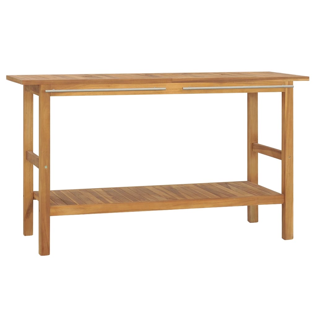 Badrumsunderskåp massiv teak 132x45x75 cm - Möbelfabriken