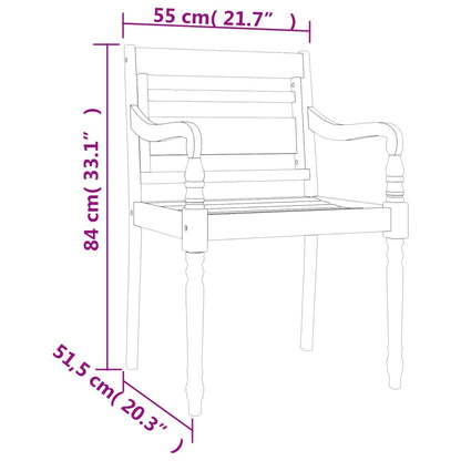 Loungegrupp 4 delar massiv teak