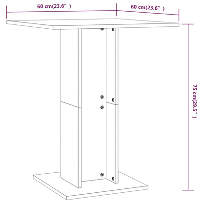 Cafébord  ek 60x60x75 cm konstruerat trä