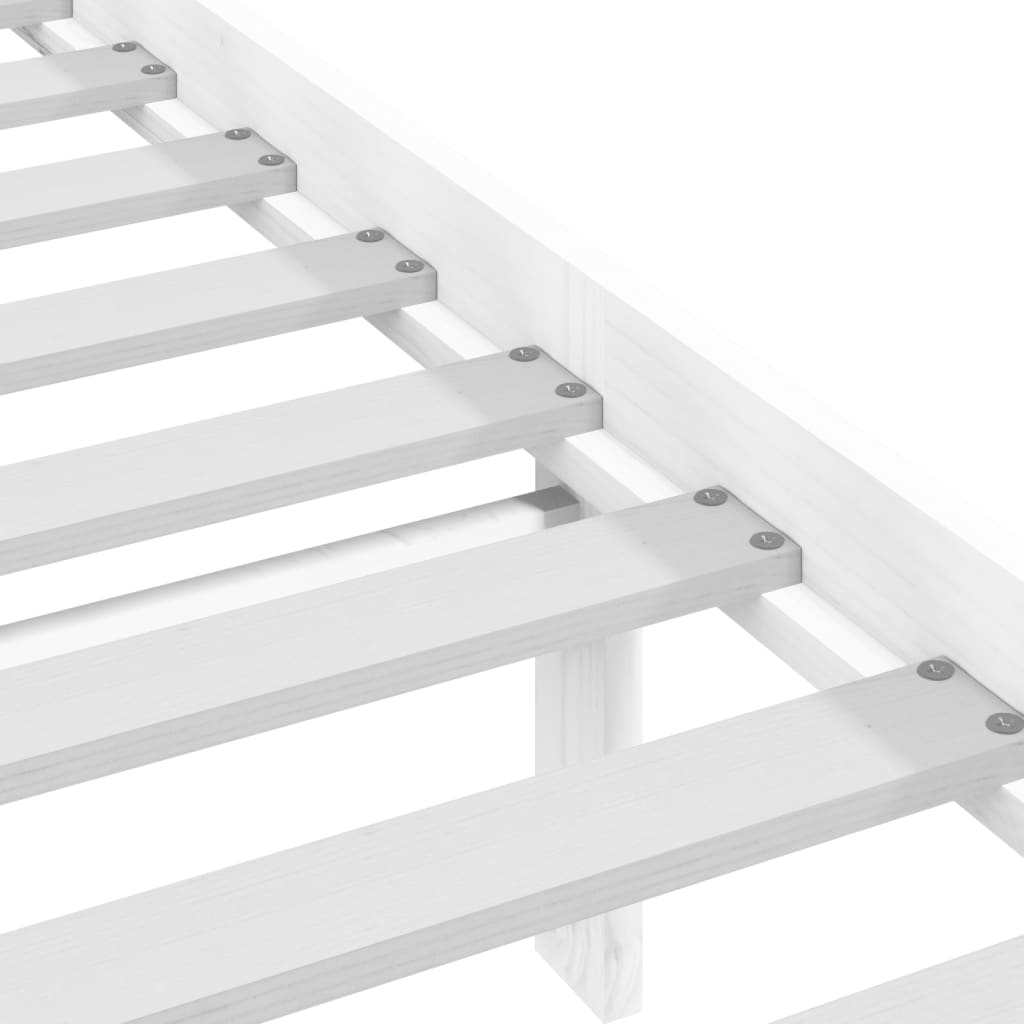 Sängram honungsbrun massivt trä 90x200 cm enkelsäng - Möbelfabriken