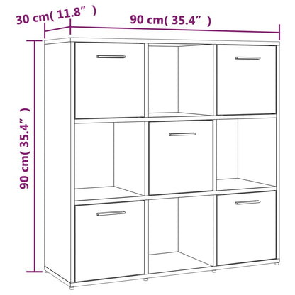 Bokhylla  ek 90x30x90 cm konstruerat trä