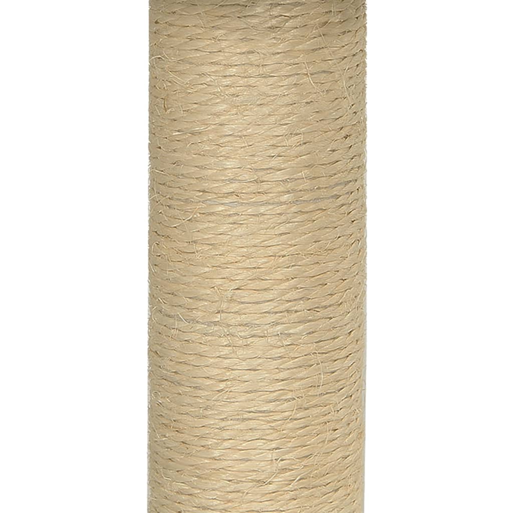 Klösträd med klöspelare sisal ljusgrå 74 cm