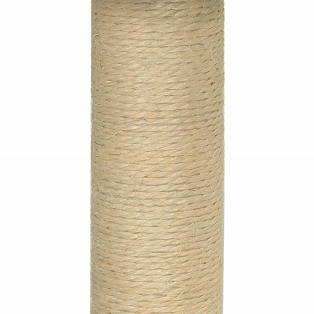 Klösträd med klöspelare sisal ljusgrå 74 cm